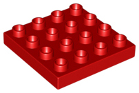 DUPLO | PARTS | PRELOVED | Duplo, Plate 4 x 4 [14721]