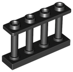 PARTS | Fence 1 x 4 x 2 Spindled with 4 Studs [15332]