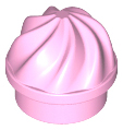 PARTS | Plate, Round 1 x 1 with Vertical Swirl / Twist [15470]