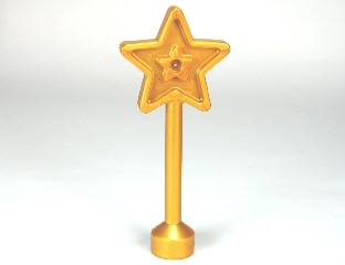 DUPLO | PARTS | PRELOVED | Duplo Utensil Magic Wand 5 Point Star [16499]