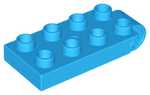 DUPLO | PARTS | PRELOVED | Duplo, Plate 2 x 4 with Hinge [16686]