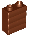 DUPLO | PARTS | PRELOVED | Duplo, Brick 1 x 2 x 2 with Log Profile [18783]