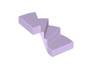 PARTS | Stairs 6 x 6 x 4 Curved [28466]