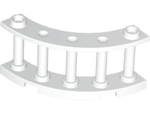 PARTS | Fence 4 x 4 x 2 Quarter Round Spindled with 2 Studs [30056]