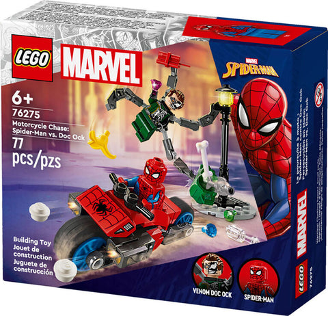 LEGO | MARVEL | BRAND NEW | Motorcycle Chase: Spider-Man vs. Doc Ock 76275 [76275]