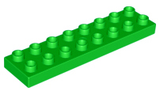DUPLO | PARTS | PRELOVED | Duplo, Plate 2 x 8 [44524]