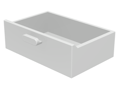 PARTS | Container, Cupboard 2 x 3 Drawer [4536]