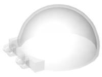 PARTS | Windscreen 6 x 6 x 3 Canopy Half Sphere with Dual 2 Fingers [50747]