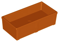 DUPLO | PARTS | PRELOVED | Duplo Animal Accessory Feeding Trough 2 x 4 x 1 with Straight Sides [61896]