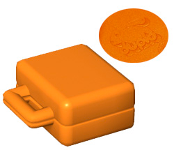 DUPLO | PARTS | PRELOVED | Duplo Utensil Suitcase with Embossed Duplo Rabbit Logo on Front and Back [6427]