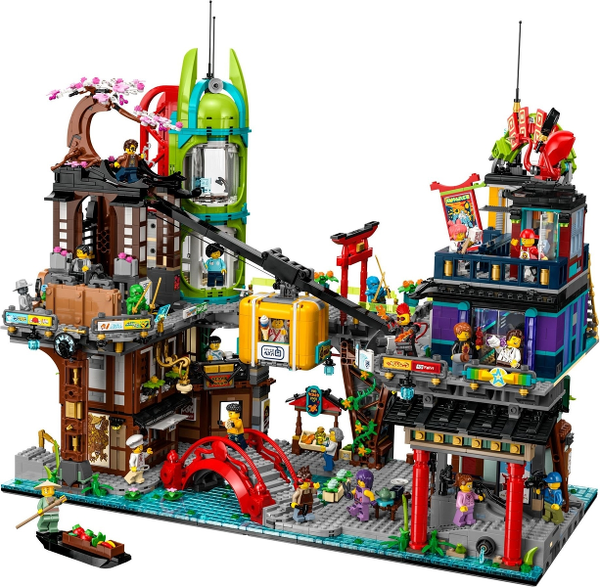 LEGO | NINJAGO | PRELOVED | NINJAGO City Markets [71799] – BLOCK Shop