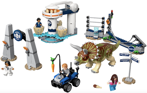 LEGO | JURASSIC WORLD | PRELOVED | Triceratops Rampage  [75937]