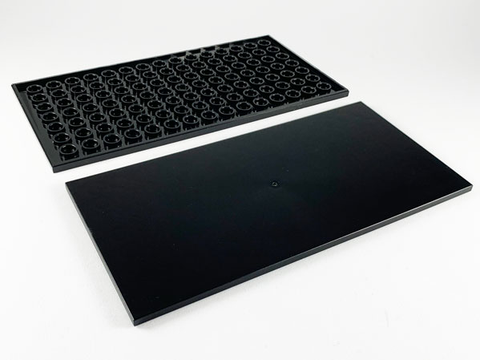 PARTS | Tile 8 x 16 with Bottom Tubes, Textured Surface [90498]