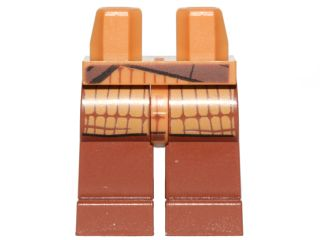 PARTS | Hips and Reddish Brown Legs with SW Skiff Guard Pattern [970c88pb18]