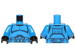 PARTS | Torso SW Armor Clone Trooper with Belt with Pockets Pattern (Senate Commando) / Blue Arms / Black Hands[973pb1845c01]