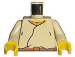 PARTS | Torso SW Closed Shirt, Brown Belt, Yellow Neck Pattern / Tan Arms / Yellow Hands [973px82ac01]
