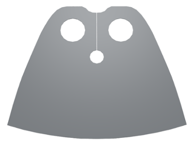 PARTS | Minifigure Cape Cloth, Very Short - Traditional Starched Fabric [99464]