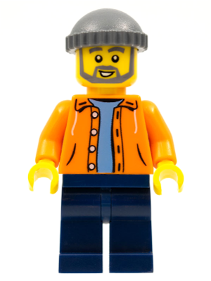 LEGO | CITY | PRELOVED | MINIFIGURE | Lighthouse Keeper [cty0239]