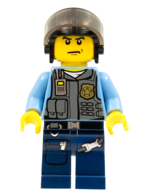 LEGO | CITY | PRELOVED | MINIFIGURE | Police - LEGO City Undercover Elite Police Officer 3 [cty0362]