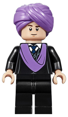 LEGO | MINIFIGURE | HARRY POTTER | PRELOVED | Professor Quirinus Quirrell - Medium Lavender Turban and Scarf [hp146]