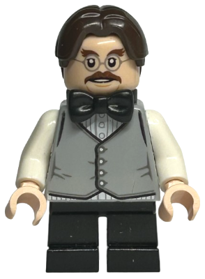 LEGO | MINIFIGURE | HARRY POTTER | NEW | Professor Filius Flitwick - Light Bluish Gray Vest [hp205]