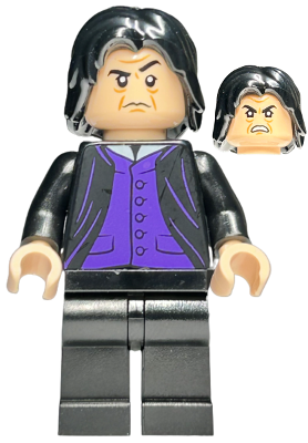 LEGO | MINIFIGURE | HARRY POTTER | NEW | Professor Severus Snape - Dark Purple Vest [hp266]