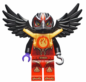 LEGO | MINIFIGURE | PRELOVED | CHIMA | Razar - Fire Chi [loc090]