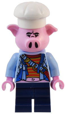 LEGO | MINIFIGURE | MONKEY KID | NEW | Pigsy - Bright Light Blue Open Jacket [mk147]
