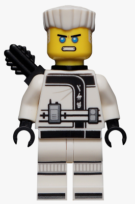 LEGO | MINIFIGURE | NINJAGO | Zane - The LEGO Ninjago Movie, Hair, Quiver [njo0319]
