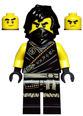 LEGO | MINIFIGURE | PRELOVED | Cole - Legacy, Rebooted, Ninjago Logogram 'MANTER' on Torso [njo0575]