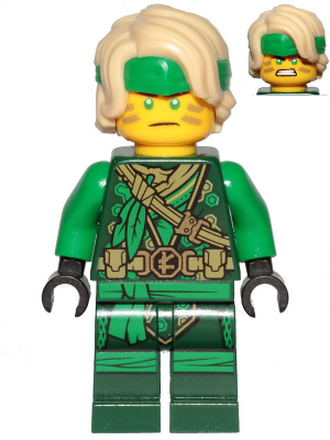 LEGO | MINIFIGURE | NINJAGO | PRELOVED | Lloyd - The Island, Hair with Bandana [njo0681]