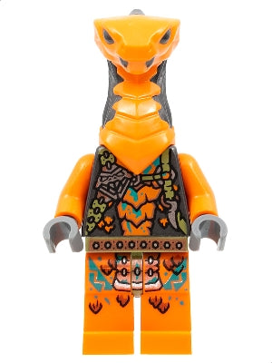 LEGO | MINIFIGURE | NINJAGO | PRELOVED | Cobra Mechanic / Sneaky Snake - Harness Torso [njo0717]