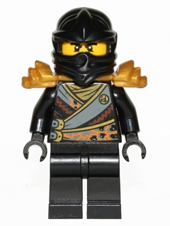 LEGO | MINIFIGURE | PRELOVED | Cole - Rebooted, Shoulder Armor [njo139]