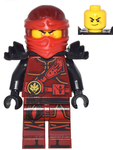 LEGO | MINIFIGURE | NINJAGO | Kai - The Hands of Time, Black Armor, Dual Sided Head [njo277]