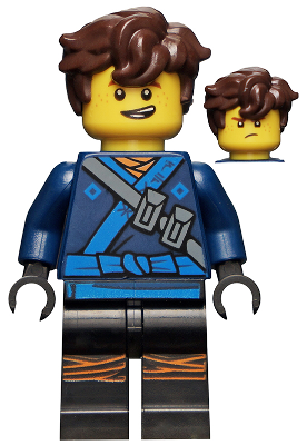 LEGO | MINIFIGURE | NINJAGO | Jay - The LEGO Ninjago Movie, Hair [njo314]