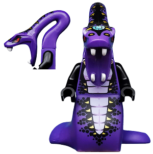 LEGO | MINIFIGURE | PRELOVED | Pythor Chumsworth - Purple with Lavender [njo506]
