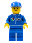 LEGO | MINIFIGURE | CITY | PRELOVED | Octan - Blue Oil, Blue Legs, Blue Cap [oct016]