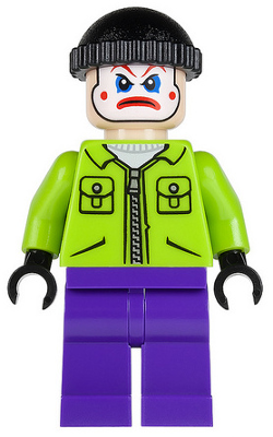 LEGO | MINIFIGURE | DC | PRELOVED | The Joker's Henchman - Lime Jacket [sh0020]