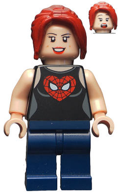 LEGO | MINIFIGURE | MARVEL | PRELOVED | Mary Jane 5 [sh0103]