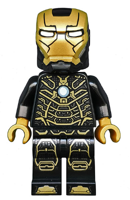 LEGO | MINIFIGURE | MARVEL | PRELOVED | Iron Man - Mark 41 Armor, Trans-Clear Head [sh0567]
