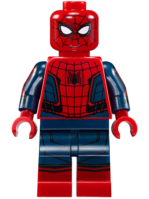 LEGO | MINIFIGURE | MARVEL | PRELOVED | Spider-Man - Black Web Pattern, Red Torso Small Vest, Red Boots [sh420]