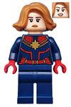 MINIFIGURE | PRELOVED | MARVEL | Captain Marvel (Carol Danvers) - Medium Nougat Hair [sh555]