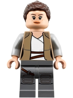 LEGO | MINIFIGURE | PRELOVED | Rey - Dark Tan Jacket [sw0888]
