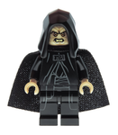 LEGO | MINIFIGURE | PRELOVED | Emperor Palpatine - Hood Basic, Orange Eyes [sw1107]