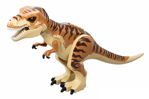 JURASSIC WORLD | PRELOVED | Dinosaur Tyrannosaurus rex with Medium Nougat Back [trex05]