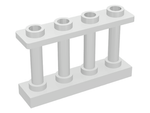 PARTS | Fence 1 x 4 x 2 Spindled with 4 Studs [15332] - BLOCK Shop ZA