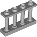 PARTS | Fence 1 x 4 x 2 Spindled with 4 Studs [15332]