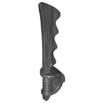 PARTS | Minifigure, Weapon Sword, Cutlass Serrated with Skull Hand Guard [23984]