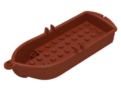 PARTS | Boat, 14 x 5 x 2 with Oarlocks and 2 Hollow Inside Studs [2551] - BLOCK Shop ZA