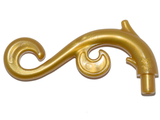PARTS | Plant Stem, Curved with 2 Thorns and 2 Swirls [28870]